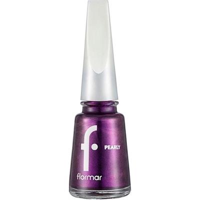 Flormar Yeni Maxi Brush Sedefli Parlak Oje (PL432 Violet Defense)