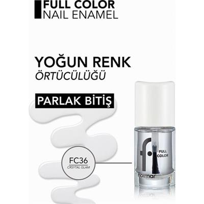 Full Color Yoğun Renk Veren Uzun Süre Kalıcı Parlak Oje (FC36 Crystal Glam) 8690604313266