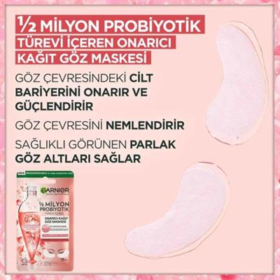 Garnier 1/2 Milyon Probiyotik Türevi Içeren Onarıcı Kağıt Göz Maskesi