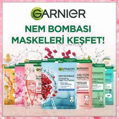 Garnier 1/2 Milyon Probiyotik Türevi Içeren Onarıcı Kağıt Göz Maskesi