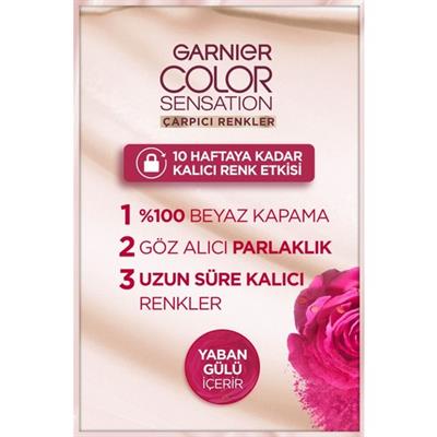 Garnier Amonyaksız Siyah Saç Boyası - 1.0 Beyaz Kapatma, Uzun Süre Kalıcı ve Canlı Renkler ile Saçlarınıza Canlılık Katın