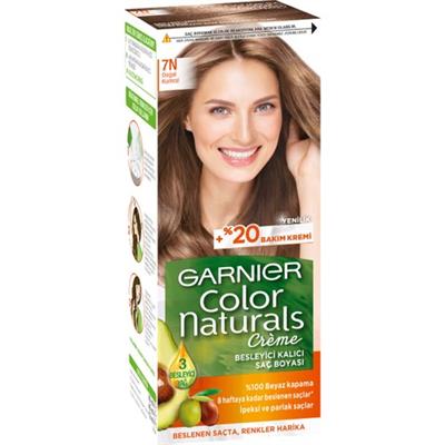 Garnier Color Naturals Kumral Krem Saç Boyası – Bitkisel Yağlı, Besleyici Formül ve Uzun Süre Kalıcı Canlı Renk