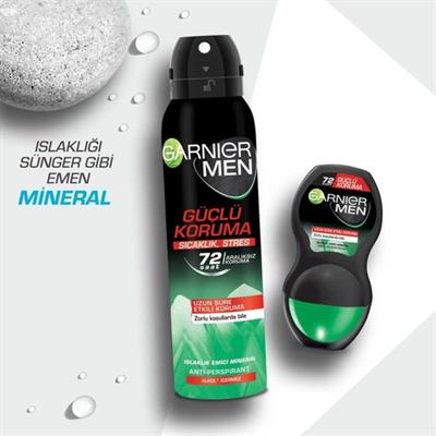 Garnier Men Güçlü Koruma Sprey 72 Saat Etkili Odunsu Koku Erkekler İçin 150 Ml