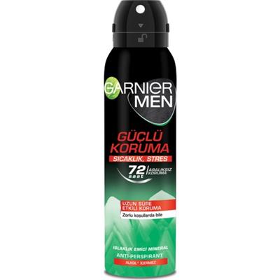 Garnier Men Güçlü Koruma Sprey 72 Saat Etkili Odunsu Koku Erkekler İçin 150 Ml