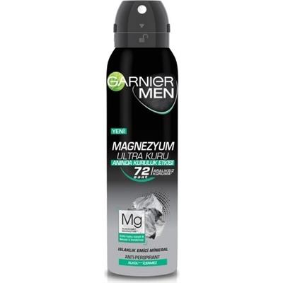 Garnier Men Magnezyum Sprey Deodorant 72 Saat Kötü Kokuya Karşı Koruma 150 ml