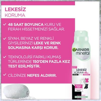 Garnier Mineral Lekesiz Koruma Ferah Koku Deodorant