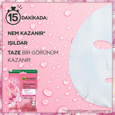 Garnier Nem Bombası Kağıt Maske Sakura 28 gr