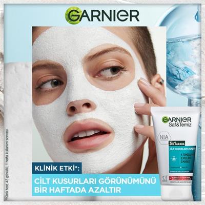 Garnier Saf & Temiz Peeling 3ü 1 Arada Temizleme Maske 150 ml
