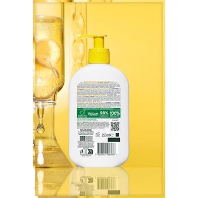 Garnier Yüz Temizleme Jeli 250 ml Normal Ciltler için C Vitamini ve Gliserin İçerikli Besleyici