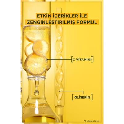 Garnier Yüz Temizleme Jeli 250 ml Normal Ciltler için C Vitamini ve Gliserin İçerikli Besleyici