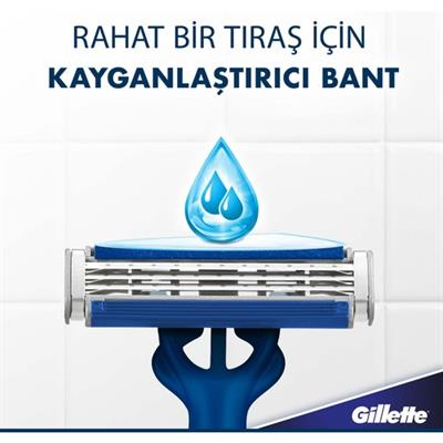 Gillette Blue3 Slalom Kullan At Tıraş Bıçağı 12li