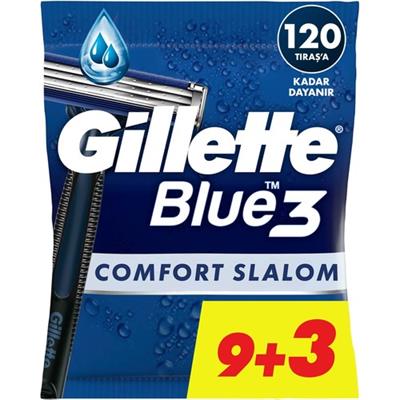Gillette Blue3 Slalom Kullan At Tıraş Bıçağı 12li