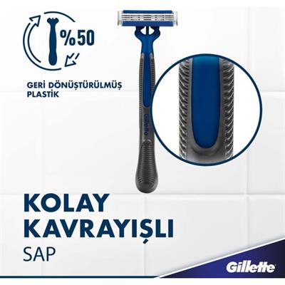 Gillette Blue3 Slalom Kullan At Tıraş Bıçağı 8li