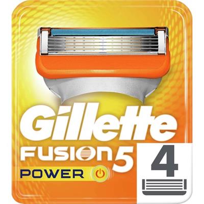 Gillette Fusion Power 4lü Yedek Tıraş Bıçağı – Erkekler İçin Hassas, Pürüzsüz ve Konforlu Tıraş Deneyimi