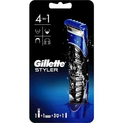 Gillette Fusion Styler 4ü 1 Arada Hassas Vücut Tüyü ve Sakal Düzeltici Tıraş Makinesi ve Kenar Düzeltici