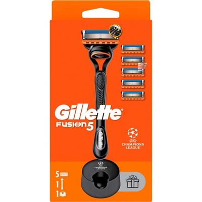 Gillette Fusion5 Tıraş Makinesi ve Yedek Bıçağı 5li + Tıraş Bıçağı Standı