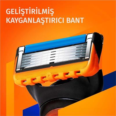 Gillette Fusion5 Tıraş Makinesi ve Yedek Bıçağı 5li + Tıraş Bıçağı Standı