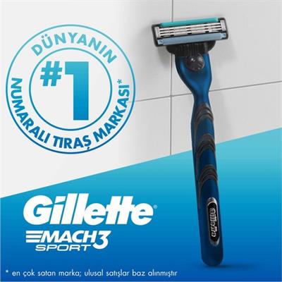 Gillette Mach 3 Start Makine + 3 Yedek