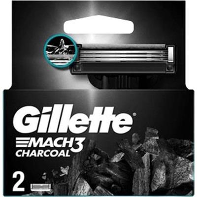 Gillette Mach3 Charcoal Set ( 2 Adet 2 Up Makine + 2 Adet 2’li Yedek )