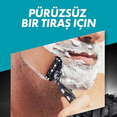 Gillette Mach3 Charcoal Yedek Tıraş Bıçağı 2 li