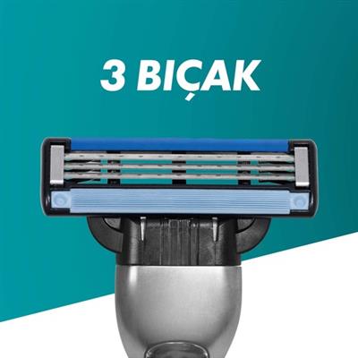 Gillette Mach3 Tıraş Makinesi + 2 Yedek Tıraş Bıçağı