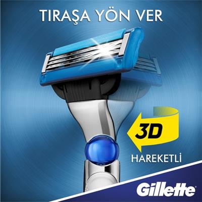 Gillette Mach3 Turbo Tıraş Makinesi + 5 Yedek Tıraş Bıçağı Milli Takım Özel Paketi