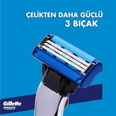 Gillette Mach3 Turbo Yedek Tıraş Bıçağı 5li