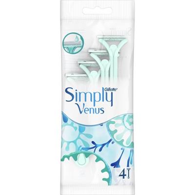 Gillette Simply Venus 2 Basic Kullan At Kadın Tıraş Bıçağı 4 Adet