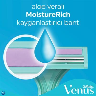 Gillette Simply Venus 2 Basic Kullan At Kadın Tıraş Bıçağı 4 Adet