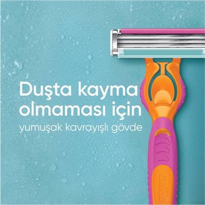 Gillette Simply Venus 3 Tıraş Makinesi + 3 Yedek Tıraş Bıçağı