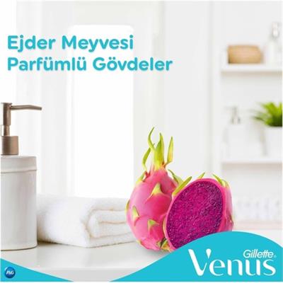 Gillette Venus 3lü Kadın Tıraş Bıçağı Kullan-At Tasarımıyla Rahat Tıraş Deneyimi