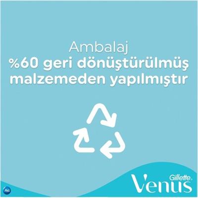 Gillette Venus 3lü Kadın Tıraş Bıçağı Kullan-At Tasarımıyla Rahat Tıraş Deneyimi