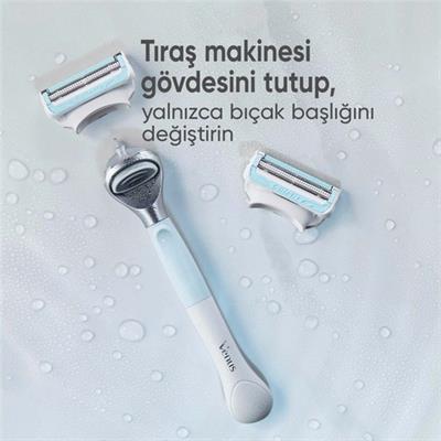 Gillette Venus Bikini Bölgesine Özel Cilt Koruma Bariyerli Kadın Tıraş Başlığı 3lü Paket – Hassas ve Ergonomik Tasarım
