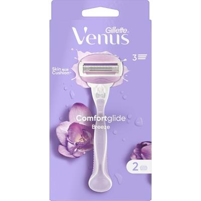Gillette Venus Comfort Glide Breeze Tıraş Makinesi + 2 Adet Yedek Başlık