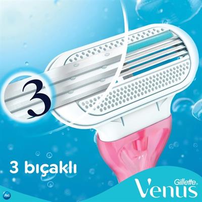 Gillette Venus Sensitive Kullan-At Kadın Tıraş Bıçağı 3’lü