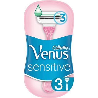 Gillette Venus Sensitive Kullan-At Kadın Tıraş Bıçağı 3’lü