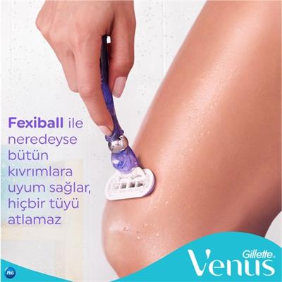 Gillette Venus Swirl Tıraş Makinesi + 3 Adet Yedek Başlık