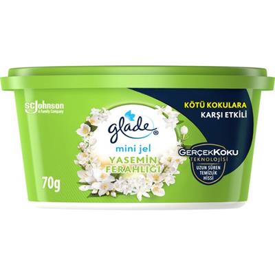 Glade Mini Jel Oda Kokusu 70 g Yasemin Ferahlığı ile Kötü Kokulara Karşı Etkili