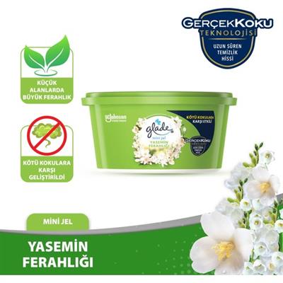 Glade Mini Jel Oda Kokusu 70 g Yasemin Ferahlığı ile Kötü Kokulara Karşı Etkili