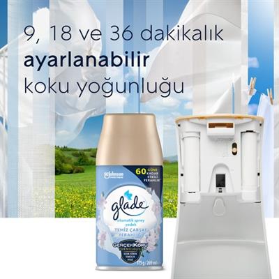 Glade Oda Kokusu Otomatik Sprey 2li Yedek Temiz Çarşaf Ferahlığı 269 Mlx2