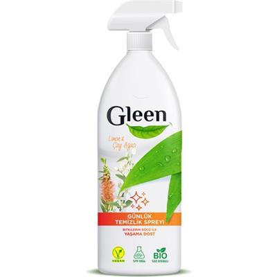 Gleen Organik İçerikli Vegan 1 lt Limon-Çay Ağacı Sprey Yüzey Temizleyici