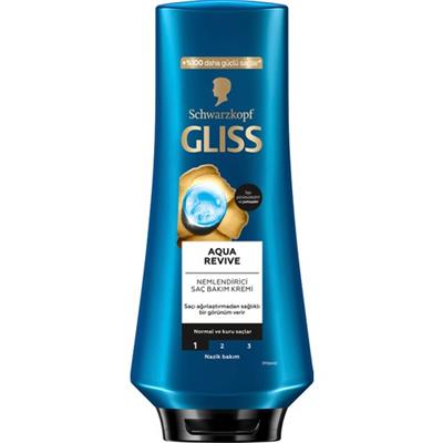Gliss Aqua Revive  Hyalüron ve Deniz Yosunu Özlü Nemlendirici Saç Bakım Kremi 360  ml Normal ve Kuru Saçlar