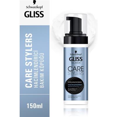 Gliss Care Stylers Hacim Artırıcı Doğal Tutuşlu Saç Bakım ve Şekillendirme Köpüğü 150 ml