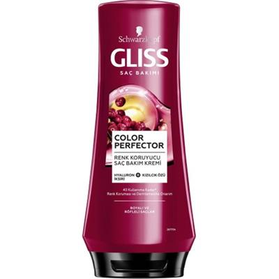 Gliss Color Perfector Renk Koruyucu Saç Bakım Kremi - Hyaluron İksiri ve Kızılcık Özü ile 360 ml