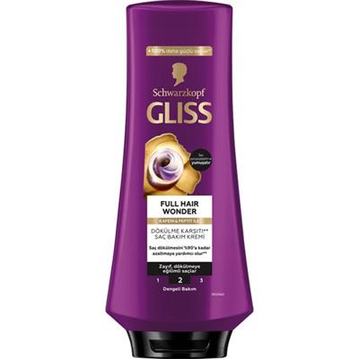 Gliss Full Hair Wonder Kafein & Peptit Saç Dökülme Karşıtı Saç Bakım Kremi 360 ml Dökümeye Eğilimli Saçlar