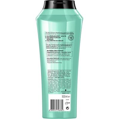 Gliss Nutribalance Repair Şampuan - Prebiyotik AktiflerHuş Ağacı Suyu ile 500 ml