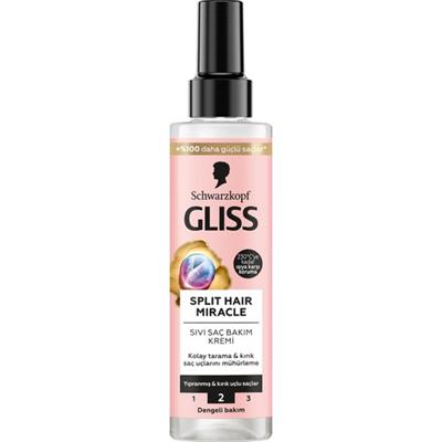 Gliss Split Hair Miracle  İyonik Kompleks Kırık Uçları Mühürleyen Saç Bakım Kremi 200 ml Yıpranmış Saçlar