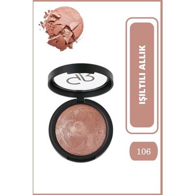 Golden Rose Baked Stardust Allık No:106 İpeksi Parlaklık Tüm Cilt Tipleri