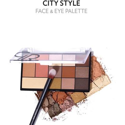 Golden Rose City Style Face & Eye Palette No: 01 Warm Nude - Makyaj Paleti - 8691190966607