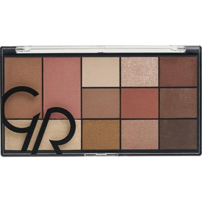 Golden Rose City Style Face & Eye Palette No: 01 Warm Nude - Makyaj Paleti - 8691190966607